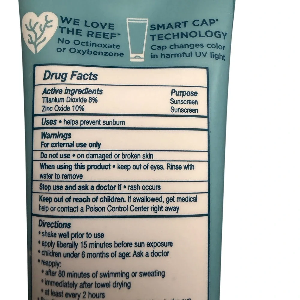 Blue Lizard Sensitive Mineral Sunscreen 5oz Blue SPF 30 Reef Safe Smart Cap